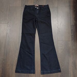 NEW Makers Of True Originals Gizelle Jeans Dark Wash Flare Wide Leg Women's 30